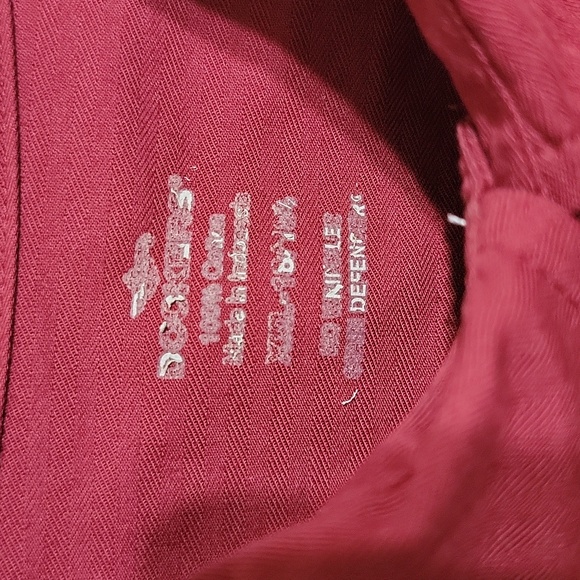 Dockers Burgundy Button Down Long Sleeve Shirt Men's Size XXL - Picture 2 of 8